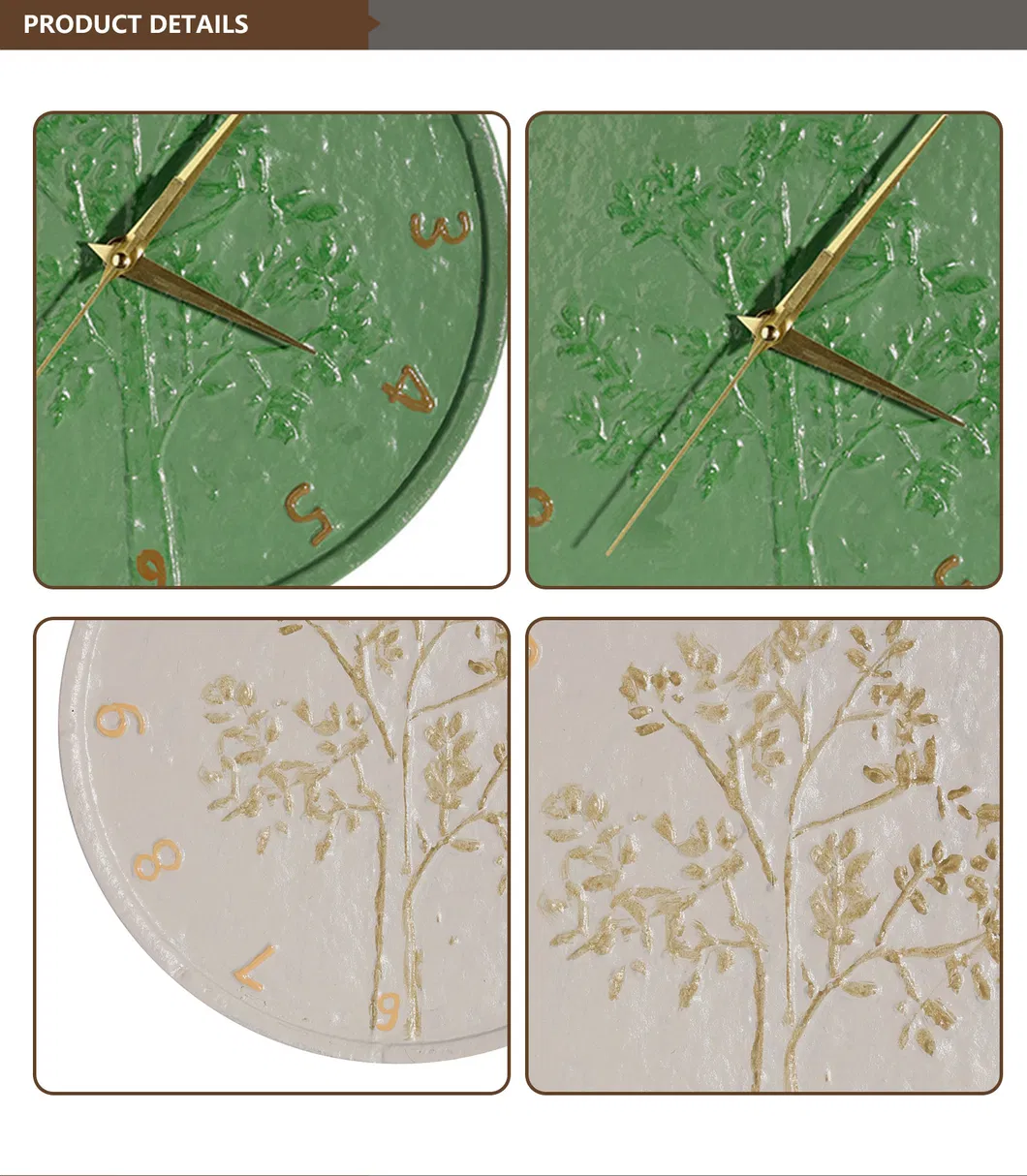 10-Inch Lightweight Paper Wall Clock &ndash; Versatile Decor for Offices, Stores &amp; Public Areas