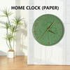 10-Inch Lightweight Paper Wall Clock – Versatile Decor for Offices, Stores & Public Areas