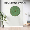 Timeless Paper Wall Decor Clock – Versatile for Boutique Stores & Luxury Hotel Lobbies