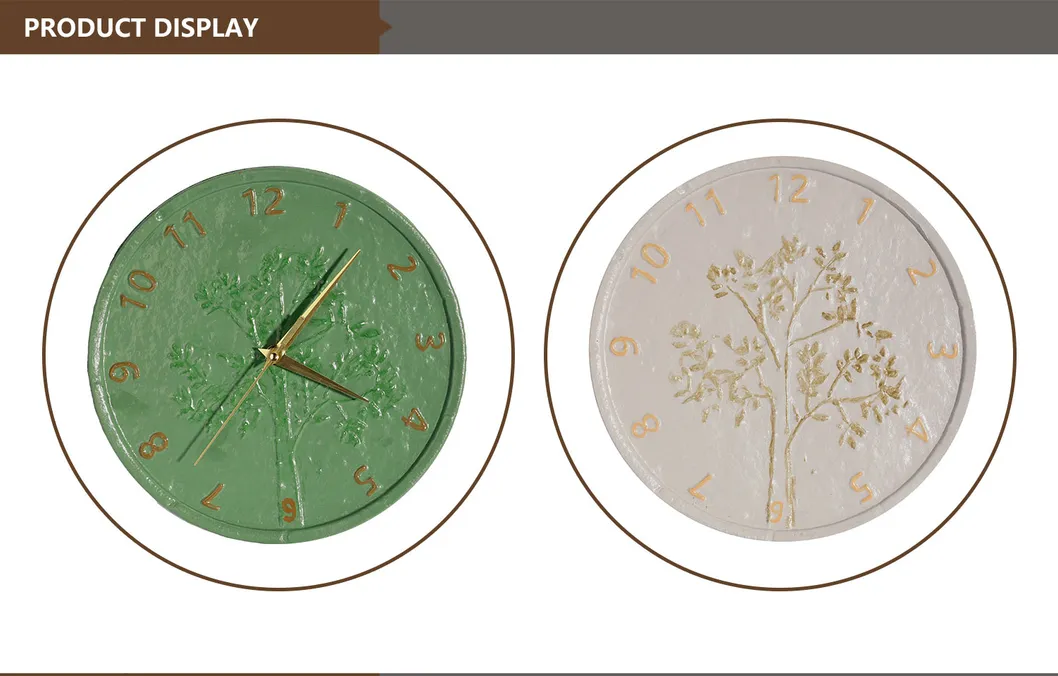 10-Inch Lightweight Paper Clock &ndash; Easy-to-Install Decor for Commercial Spaces