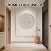 Timeless Paper Wall Decor Clock – Versatile for Boutique Stores & Luxury Hotel Lobbies