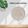 10-Inch Lightweight Paper Clock – Easy-to-Install Decor for Commercial Spaces