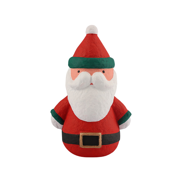 Santa Claus Paper Pulp Handmade Decorations Party Decorations Tabletop Sculpture