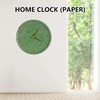 Timeless Paper Wall Decor Clock – Versatile for Boutique Stores & Luxury Hotel Lobbies