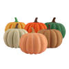 High-Quality Paper Pulp Pumpkin Decorations For Thanksgiving Day - Perfect for Home, Office, And Party Decor