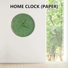 Minimalist Paper Wall Clock – Neutral Design Perfect for Store Displays & Lobby Background Walls