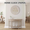 10-Inch Lightweight Paper Clock – Easy-to-Install Decor for Commercial Spaces