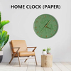 Timeless Paper Wall Decor Clock – Versatile for Boutique Stores & Luxury Hotel Lobbies