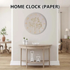 Minimalist Paper Wall Clock – Neutral Design Perfect for Store Displays & Lobby Background Walls