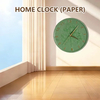 10-Inch Lightweight Paper Clock – Easy-to-Install Decor for Commercial Spaces